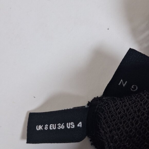 Asos Black fishnet Shorts size 4 - Picture 4 of 6